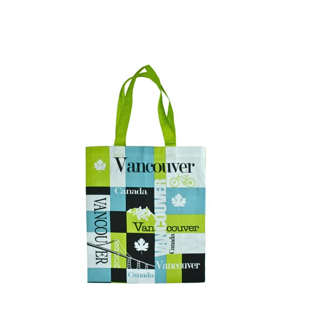 Reusable Cotton Tote Bag - Vancouver Mosaic
