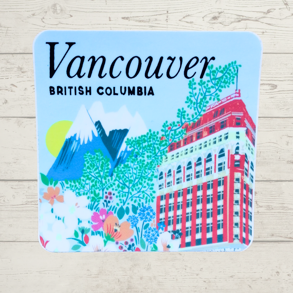 Outdoor Vinyl Sticker - Vancouver by Anja Jane