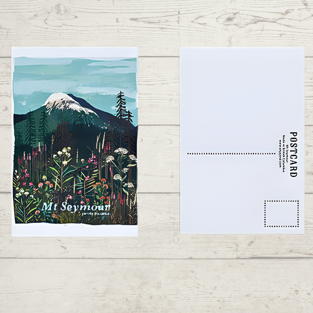 Postcard - Mt. Seymour by Anja Jane near "Vancouver, B.C."
