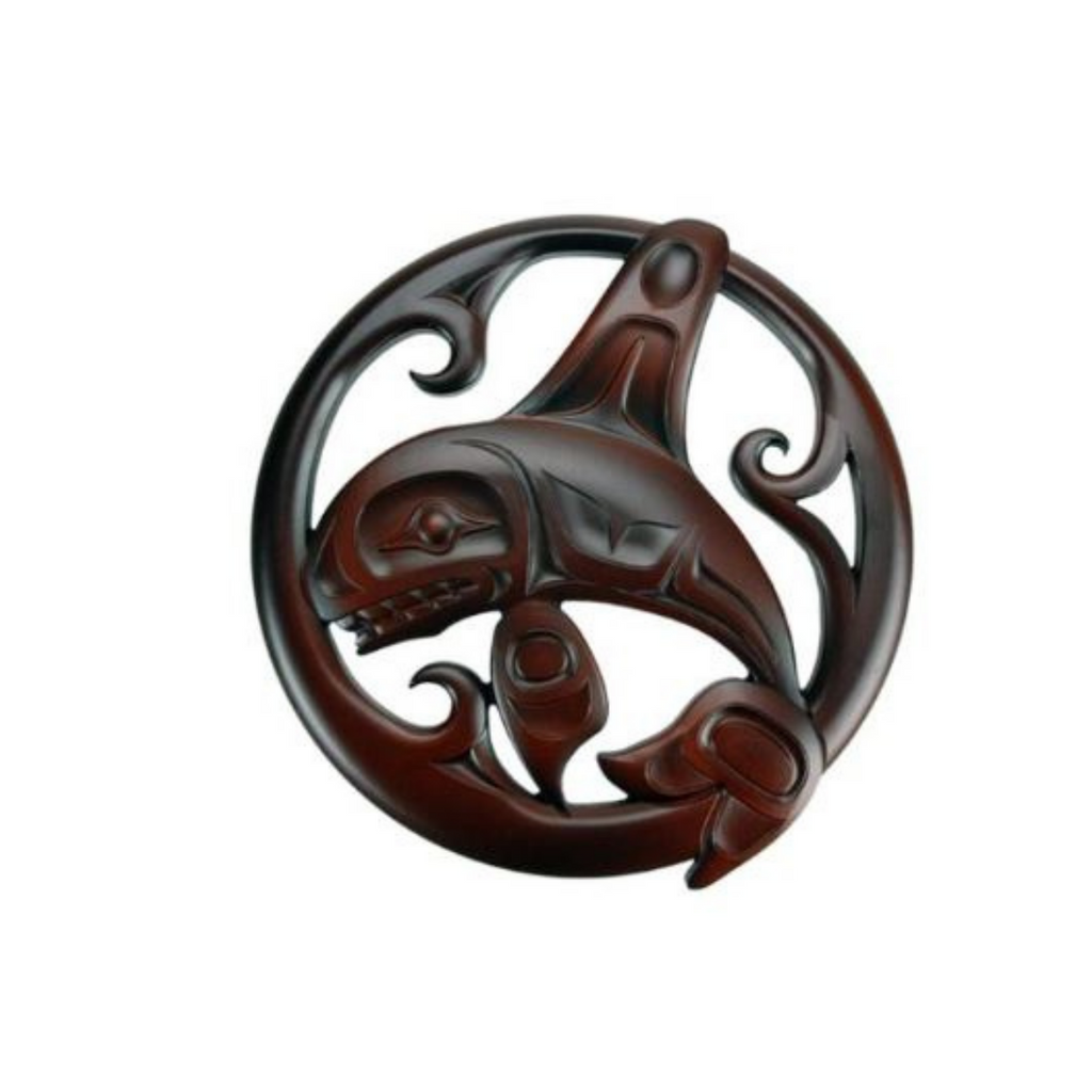 Trivet / Wall Decor - Whale by Bill Helin (Rosewood)