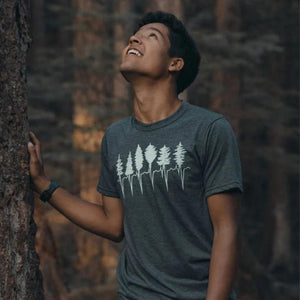 treeline t shirt kindred coast made in bc