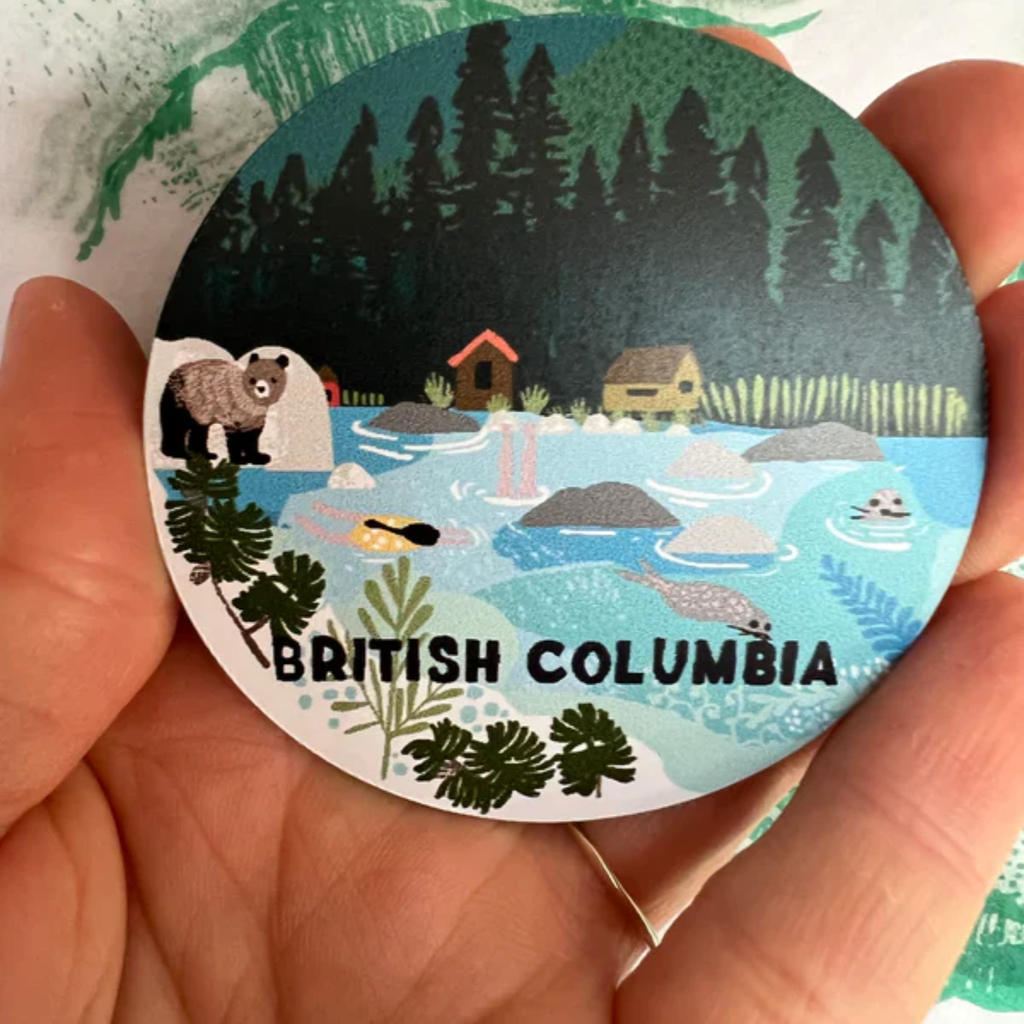 Fridge Magnet - British Columbia by Anja Jane