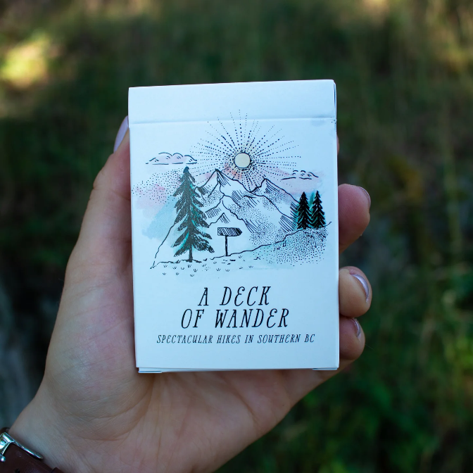 Hiking Card Deck - Spectacular Hikes Around Southern BC by Anja Jane