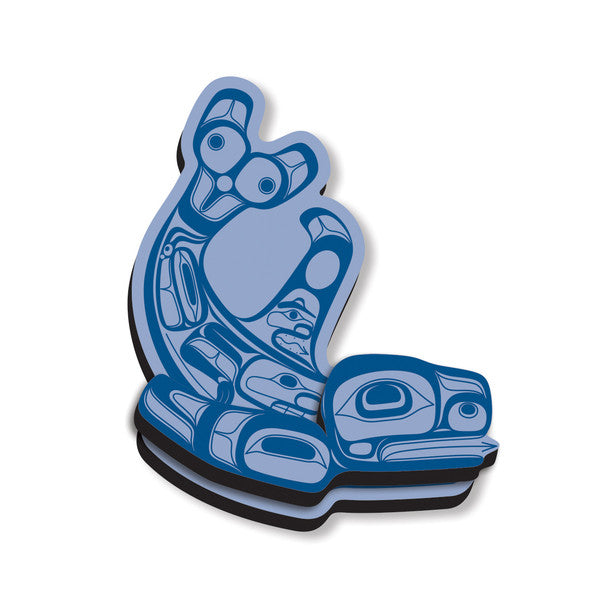 3D Fridge Magnet - Killer Whale by Corey Bulpitt (Ta’kiid Aayaa)-Magnet-Native Northwest-[fridge magnets-[decorative fridge magnets]-[souvenir fridge magnets]-All The Good Things From BC