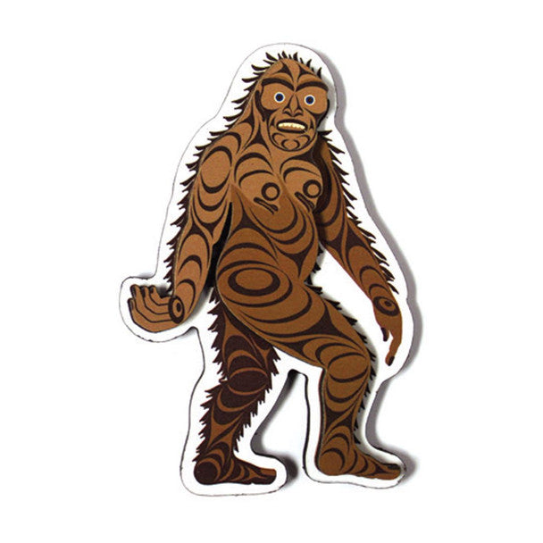 3D Fridge Magnet - Sasquatch by Francis Horne Sr.-Magnet-Native Northwest-[fridge magnets-[decorative fridge magnets]-[souvenir fridge magnets]-All The Good Things From BC