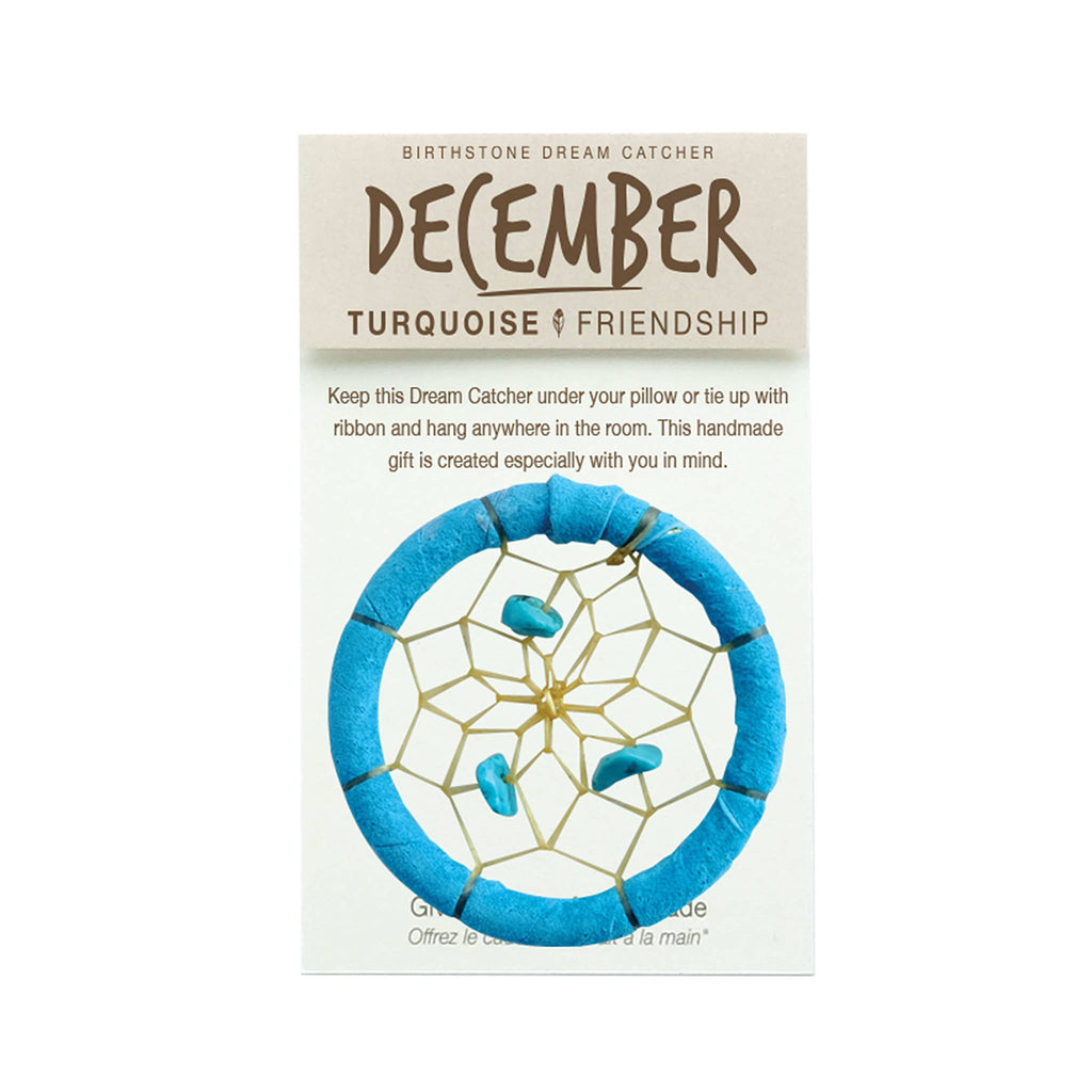 Birthstone Dream Catcher - December / Turquoise (1.5")