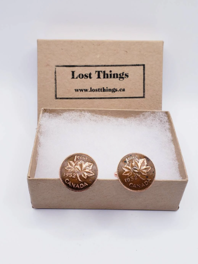 Penny cufflinks