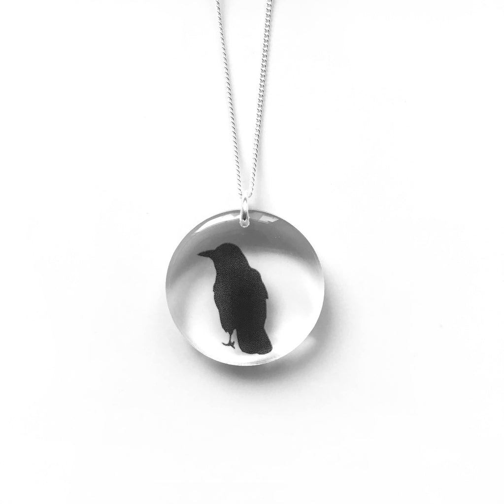 Round Crow Necklace
