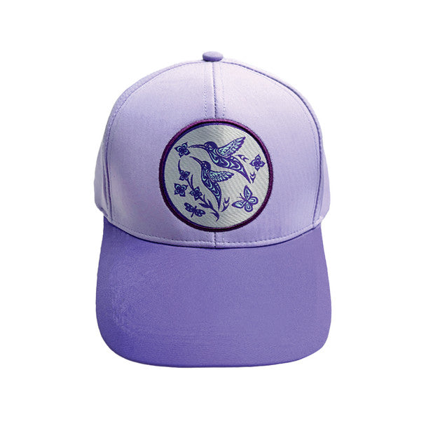 Adjustable Water Repellent Baseball Cap - Hummingbird by Simone Diamond