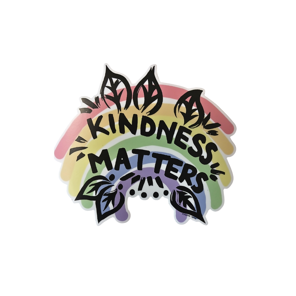 BC Sticker - "Kindness Matters" by Kindred Coast