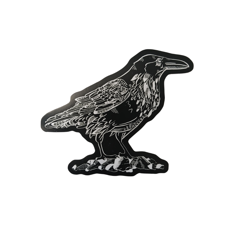 BC Sticker - Raven by Kindred Coast