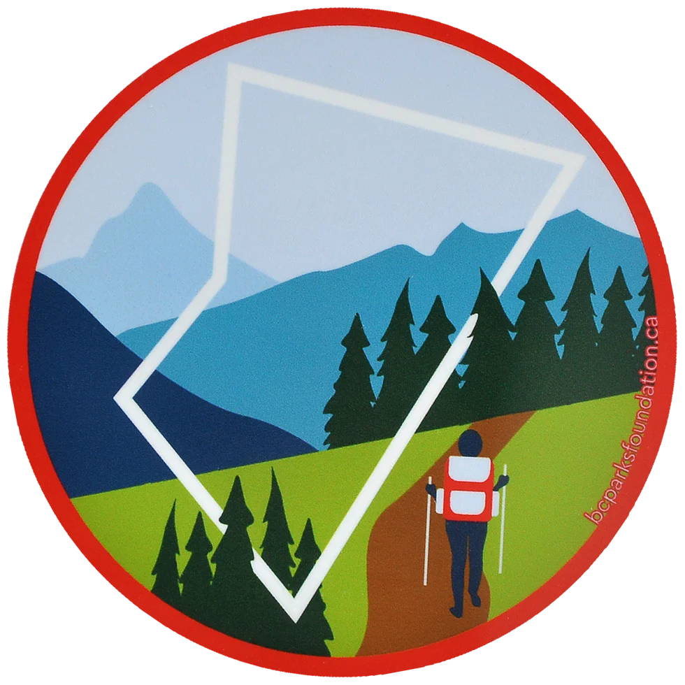 BC Sticker – Hiking by BC Parks Foundation