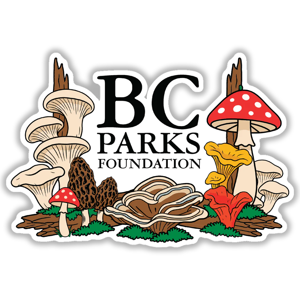 BC Sticker – Wild Mushrooms by BC Parks Foundation