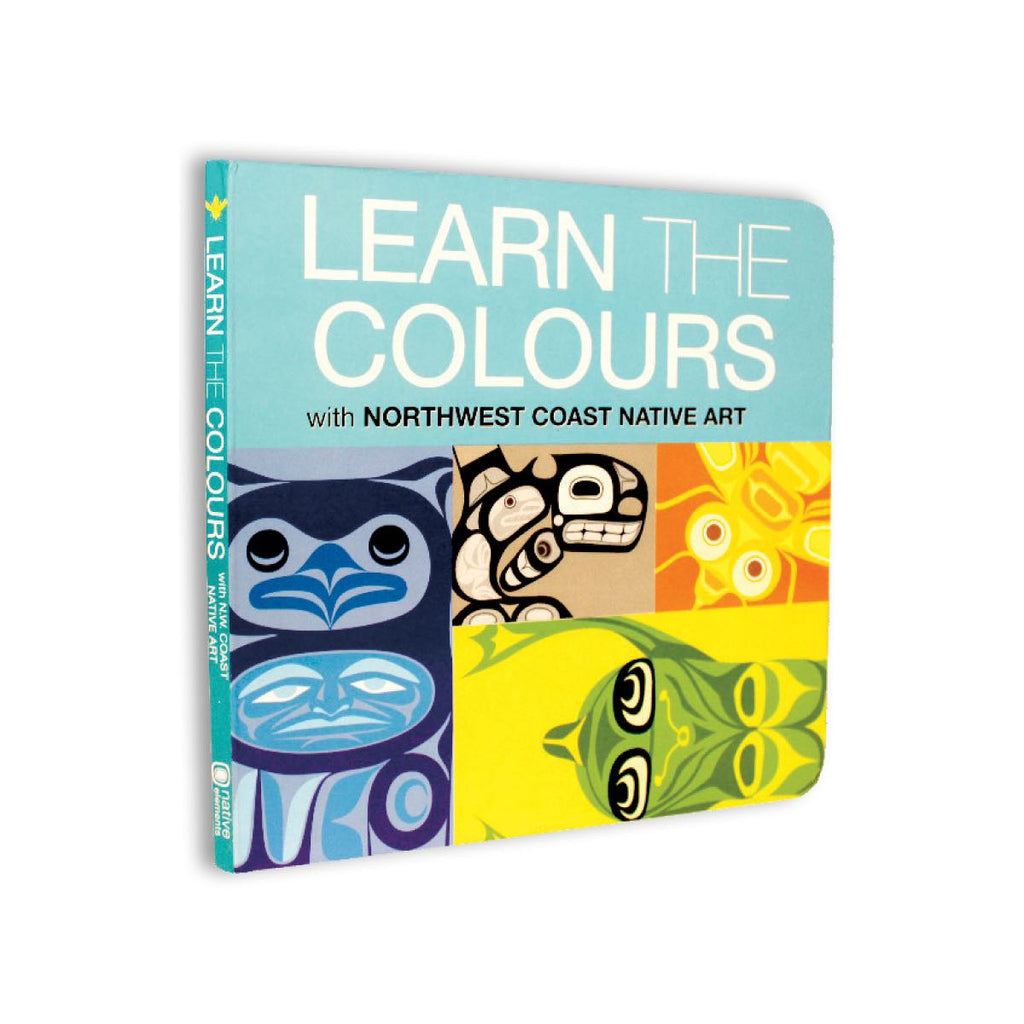 Board Book For Kids - Learn The Colours With Northwest Coast Native Art-Children's Book-Native Northwest-[baby-book]-[childrens-book]-[indigenous-stories-]-All The Good Things From BC