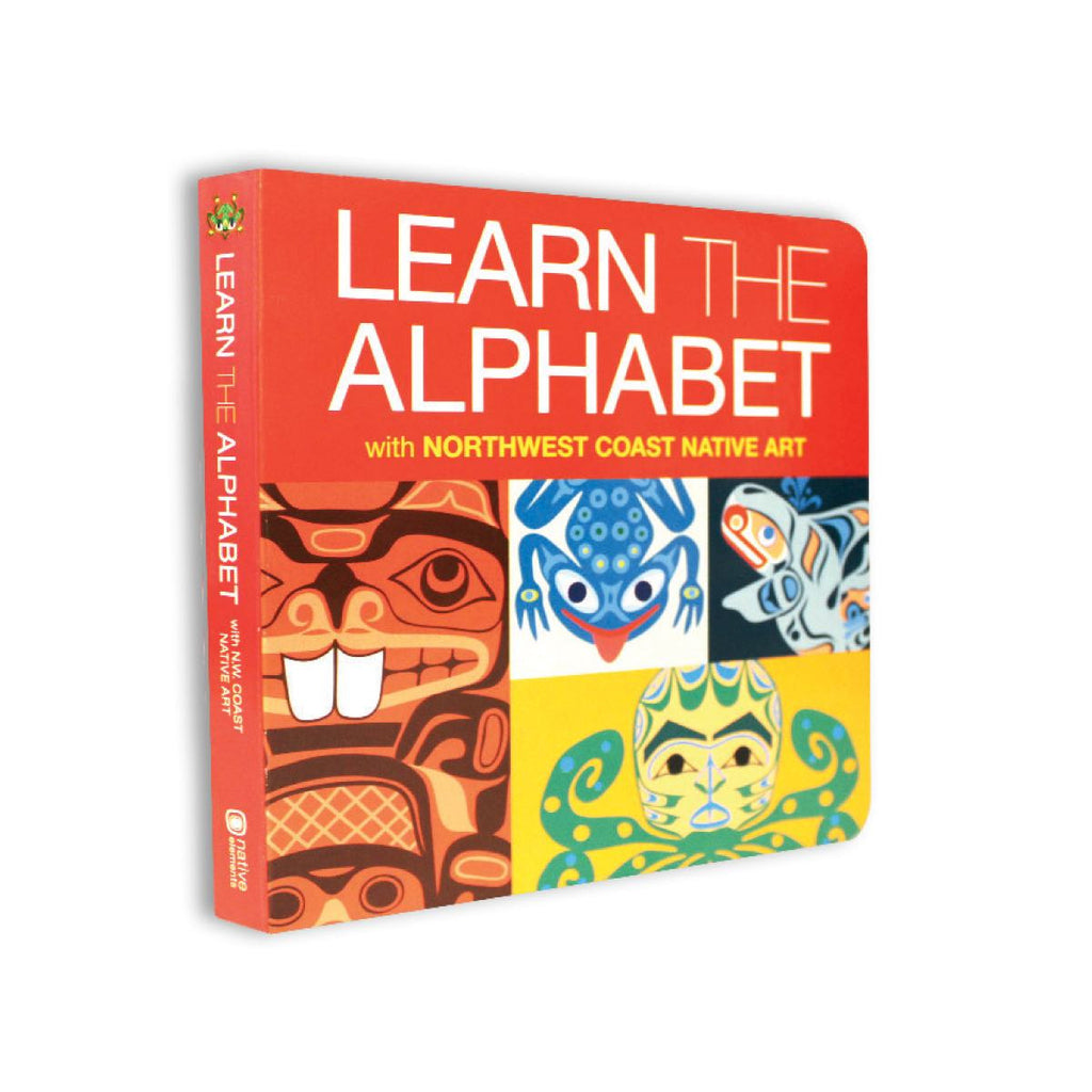 Board Book For Kids - Learn The Alphabet With Northwest Coast Native Art-Children's Book-Native Northwest-[baby-book]-[childrens-book]-[indigenous-stories-]-All The Good Things From BC