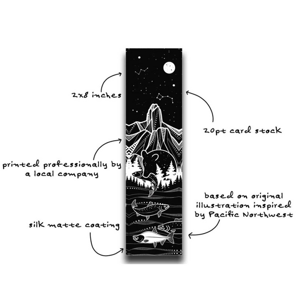 Paper Bookmark - Wilnerness by Mountain Mornings