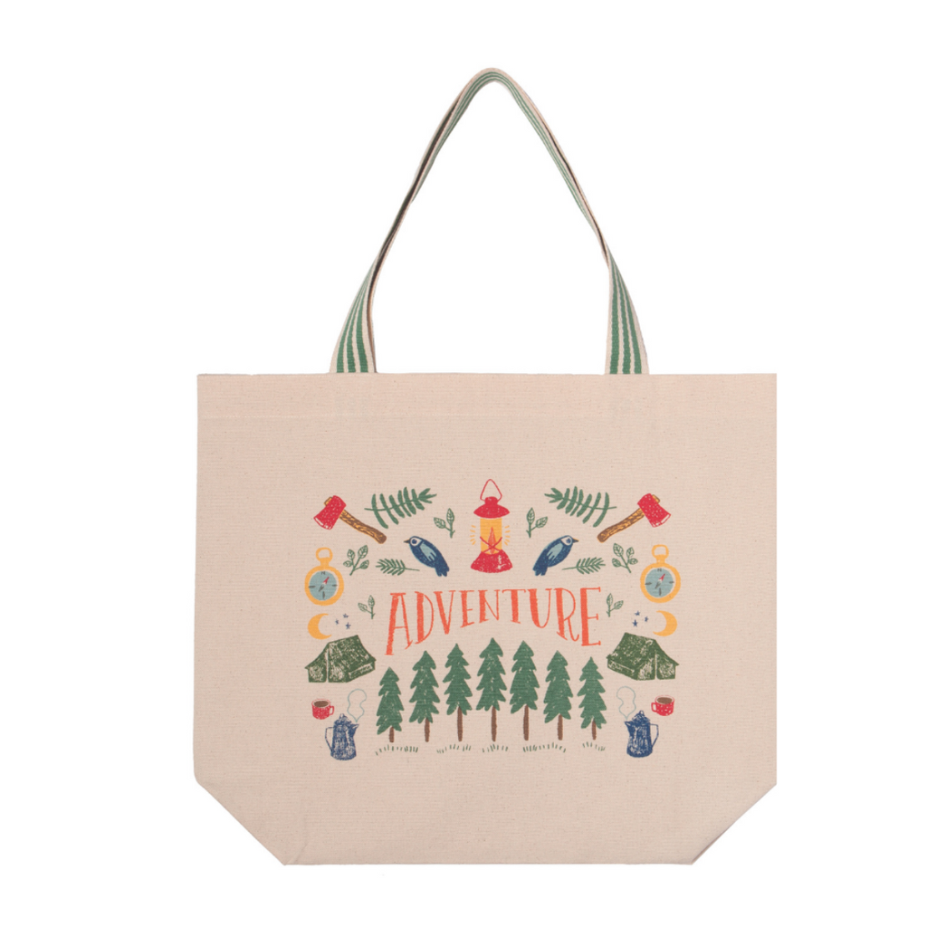 Canvas Tote Bag - Out & About - Shopping - Cotton - Now Studios - British Columbia - Designed in Canada - All The Good Things From BC