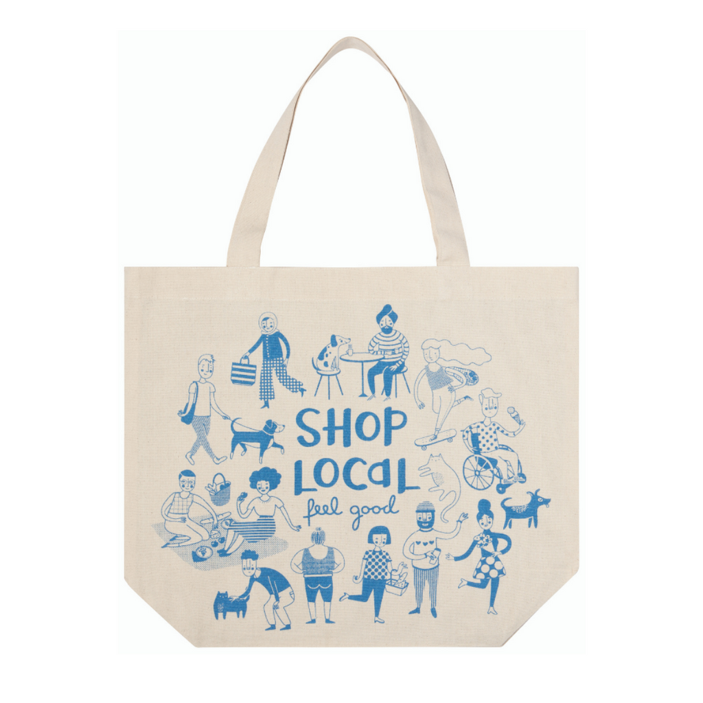 Canvas Tote Bag Shop Local