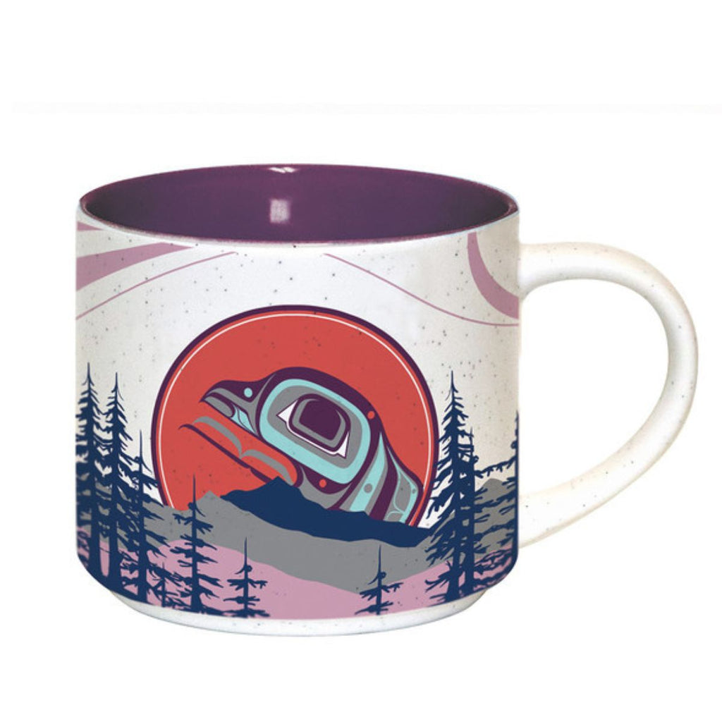 Ceramic Coffee Mug 16 oz - The Light Keeper by Adam Lewis-Coffee Mug-Native Northwest-[ceramic coffee mug]-[indigenous art mug]-[BC gift]-All The Good Things From BC