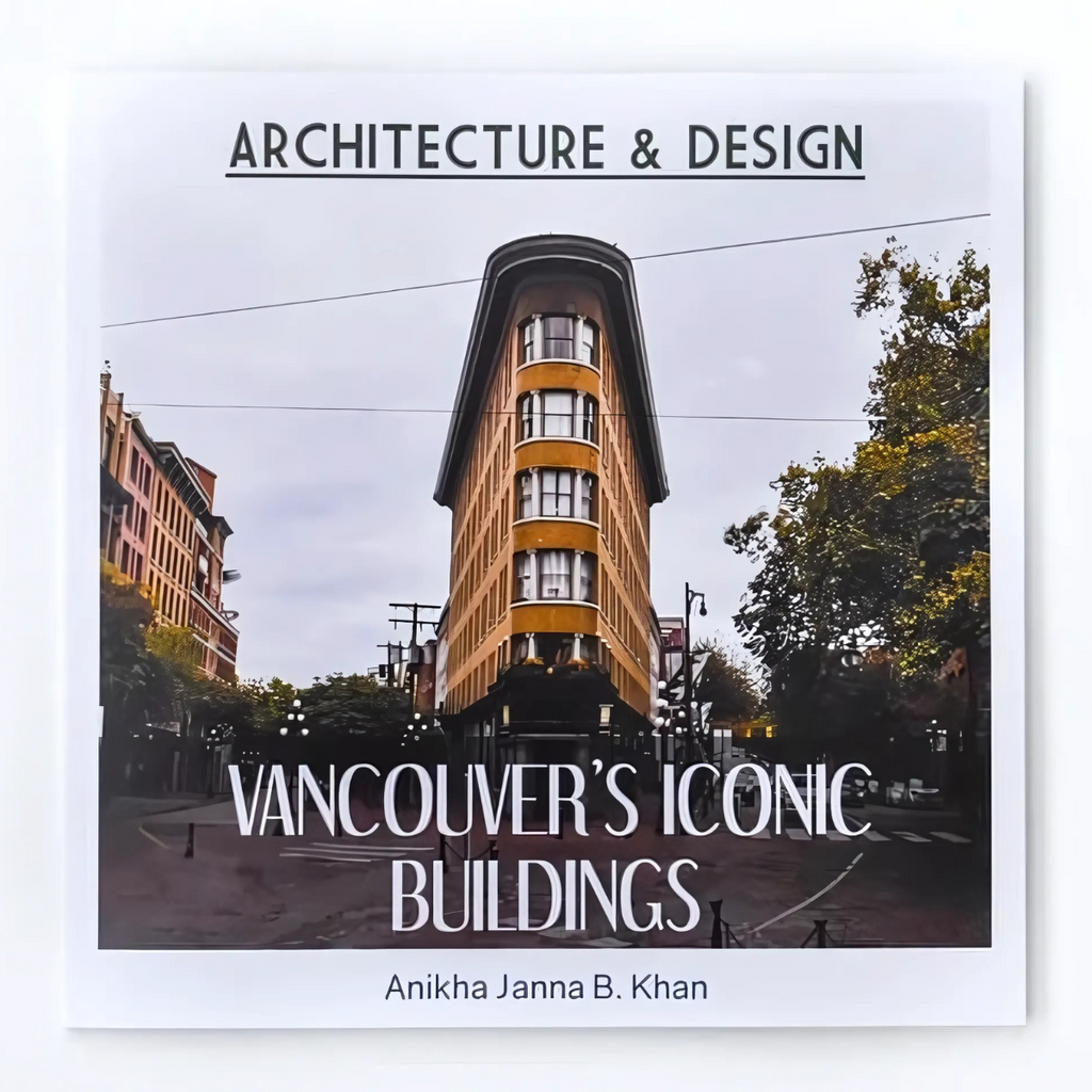 Coffee Table Book - Vancouver's Iconic Buildings by Anikha Janna B. Khan (cover features Hotel Europe)