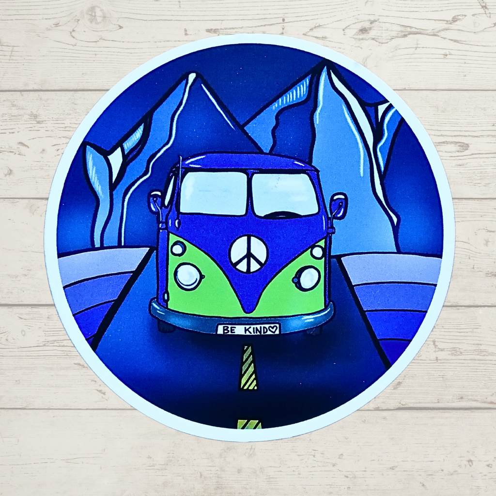 Eco Paper Sticker - Van Life by Kindred Coast