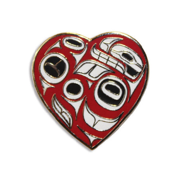 Enamel Pin - Heart by Ben Houstie
