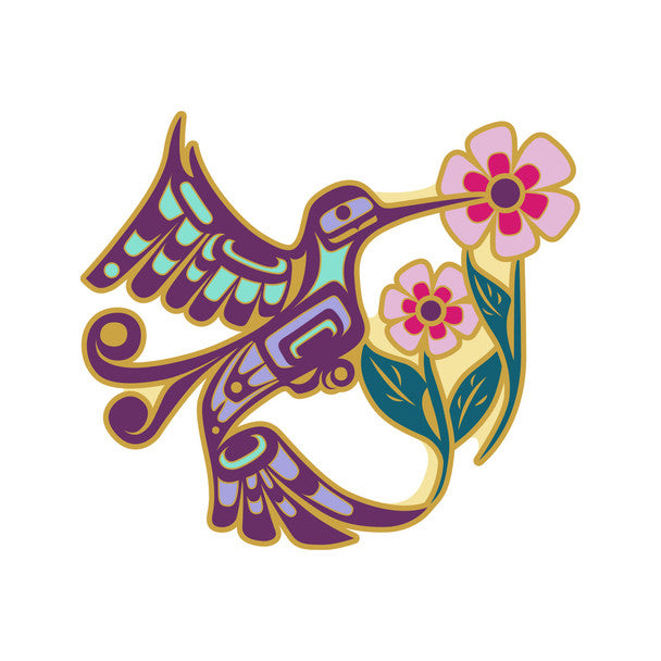 Enamel Pin - Hummingbird by Francis Dick