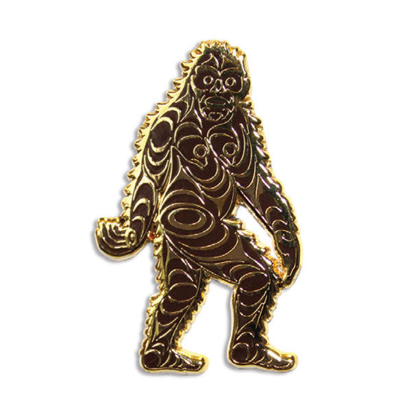 Enamel Pin - Sasquatch by Francis Horne Sr.-Enamel Pin-Native Northwest-[cool pin]-[fun pin]-[beautiful pin]-All The Good Things From BC
