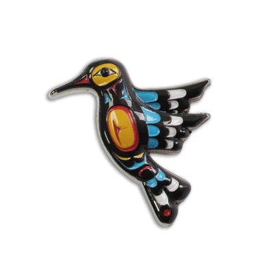 Enamel Pin - Hummingbird by Francis Dick