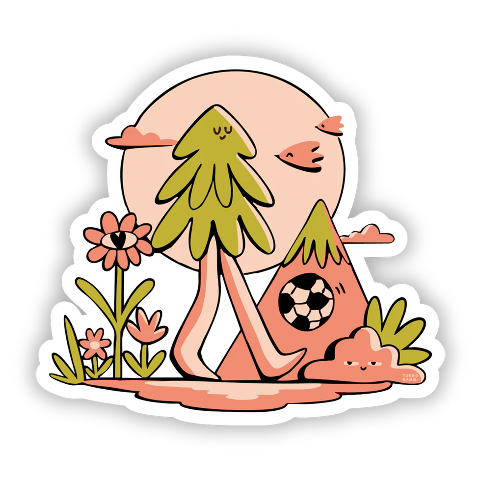 BC Sticker – Kickin' It by Turbo Bambi & BC Parks Foundation