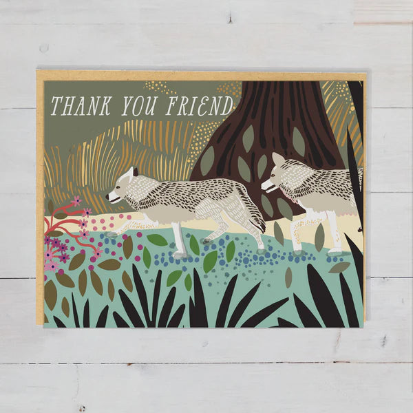Greeting Card - Thank You Friend by Anja Jane