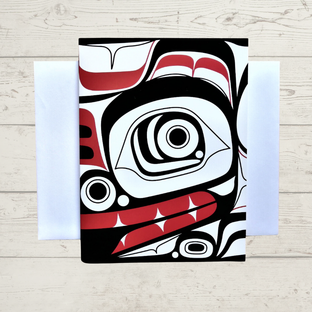 Greeting Card - Matriarch Bear by Morgan Asoyuf-Card-Native Northwest-[art card]-[indigenous art]-[blank card]-All The Good Things From BC