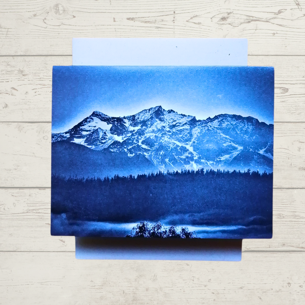 Greeting Card - Morning Ts'zil (Mt. Currie) by Adela Beranek-Card-All The Good Things From BC-[canada greeting cards]-[artsy greeting card]-[best local gift bc]-All The Good Things From BC