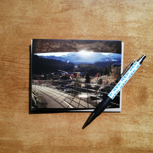 Greeting Card - Morning At Creekside, Whistler "B.C." by Adela Beranek