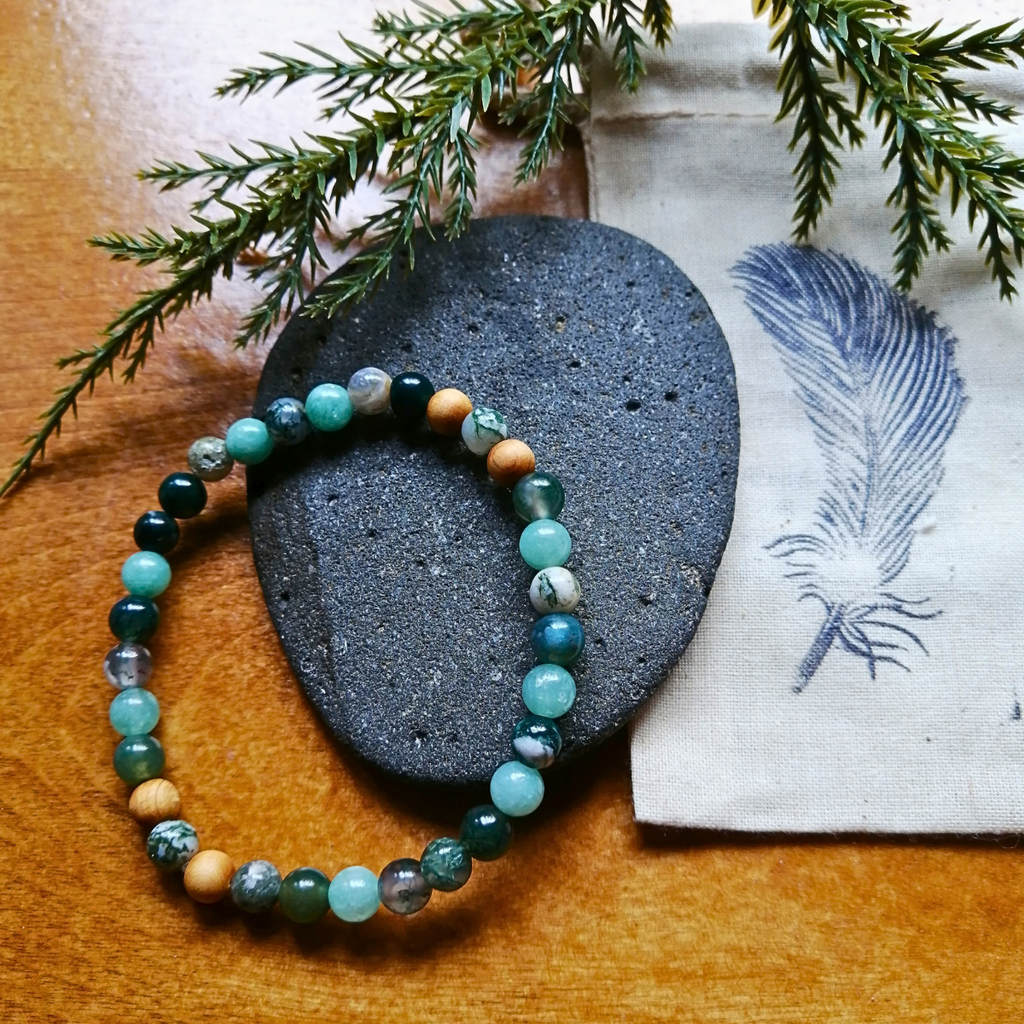 Healing Bracelet - Forest (small beads)