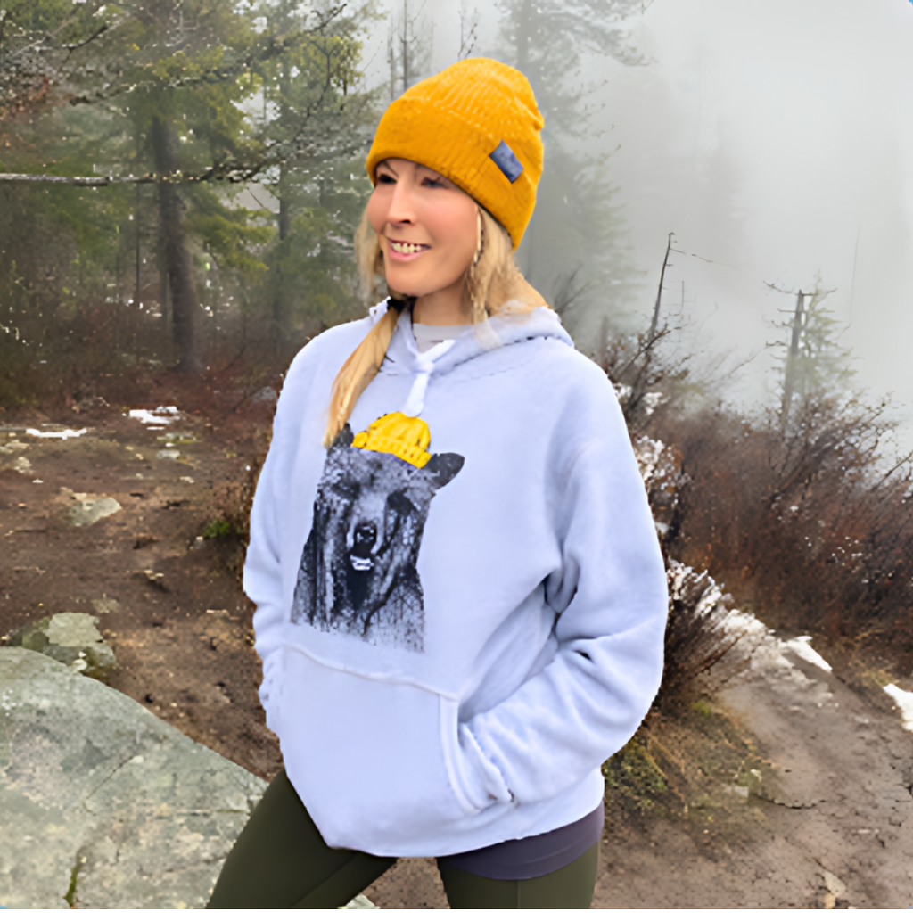 Unisex Hoodie - Hipster Bear by Kelsey Van Raay and Ambler – All The Good  Things From BC