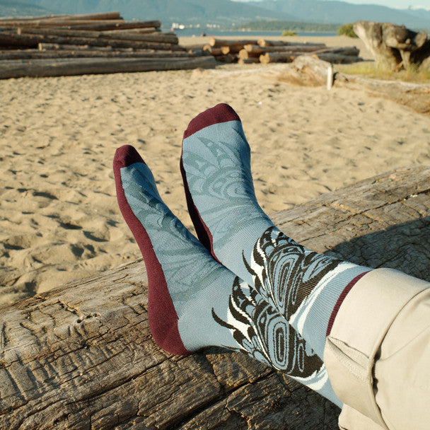 Indigenous Art Socks - Raven Moon by Allan Weir – All The Good Things ...