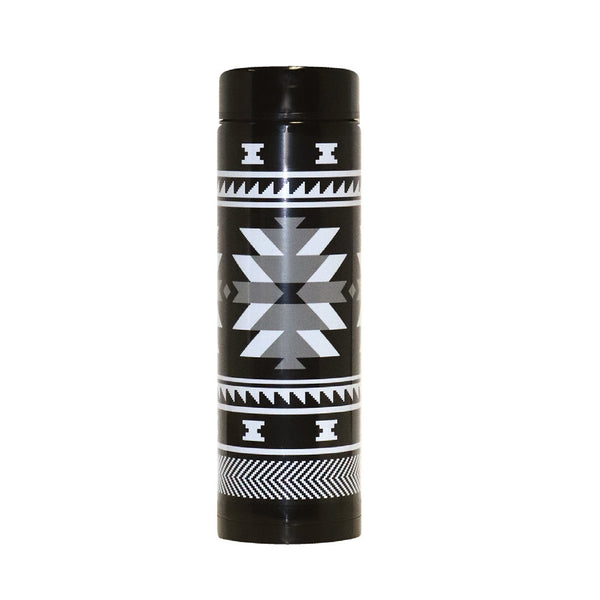 Insulated Coffee Tumbler - Visions Of Our Ancestors by Leila Stogan-Tumbler-Native Northwest-[travelling mug]-[authentic native design canada]-[insulated coffee tumblers]-All The Good Things From BC