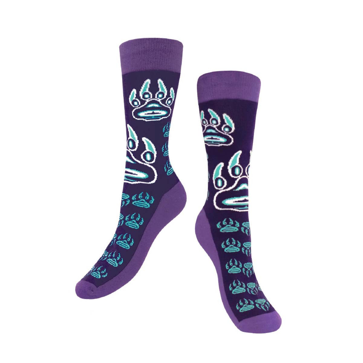 Men's Art Socks - Wolf Spirit by William Cooper
