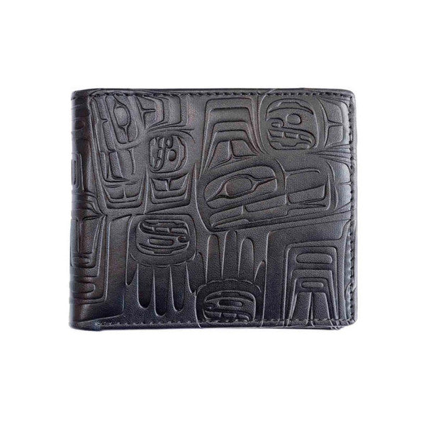 Men's Wallet - Eagle Crest by Ben Houstie-Wallets & Money Clips-Native Northwest-[authentic native indigenous design]-[best mens wallet]-[gifts for guys canada]-All The Good Things From BC