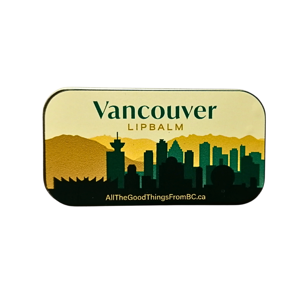 Natural Peppermint  Lip Balm - Made in BC (Vancouver Gift Edition)