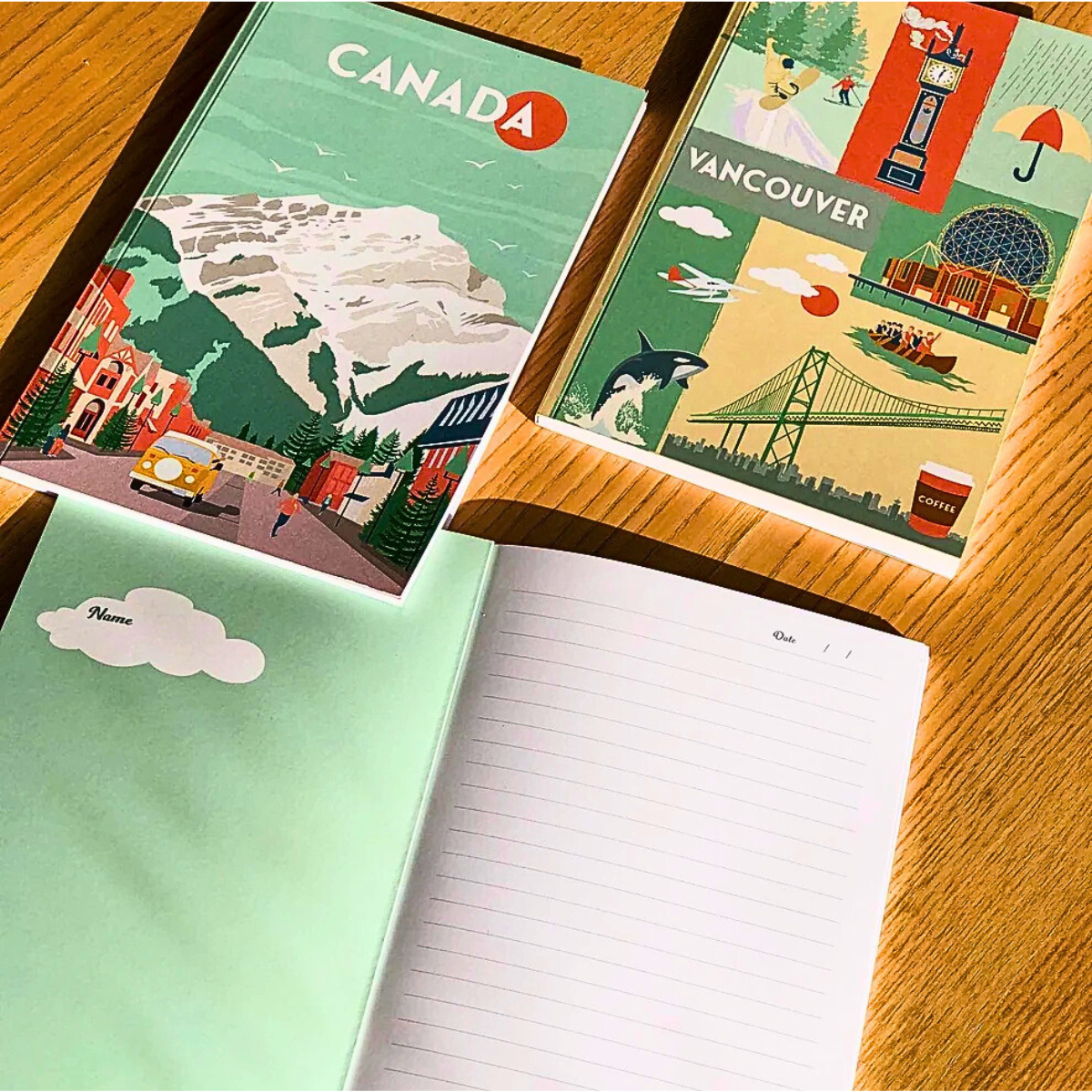 Notebook - Vancouver Collage by TripPoster – All The Good Things From BC