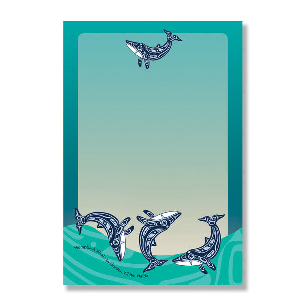 Notepad - Humpback Whale by Gordon White