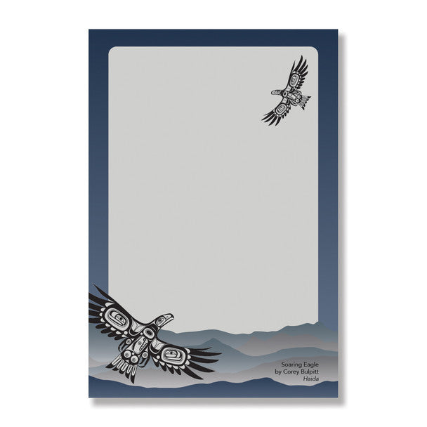 Notepad - Soaring Eagle by Corey Bulpitt