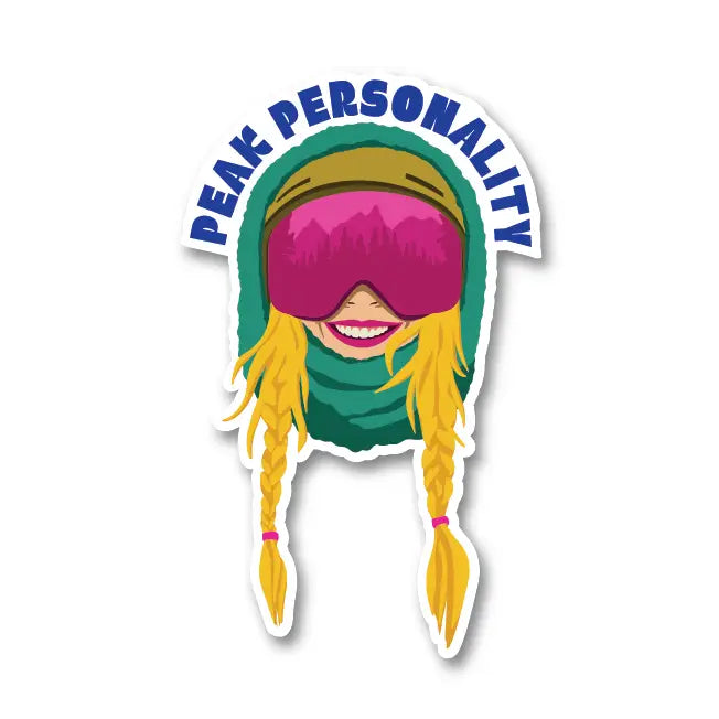BC Sticker - Peak Personality by Ivivid Design