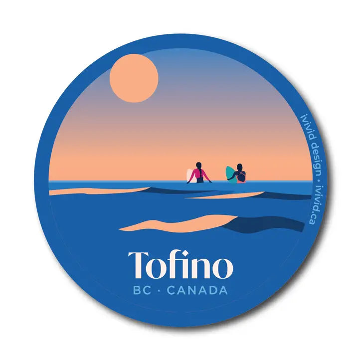 BC Sticker- Tofino by Ivivid Design