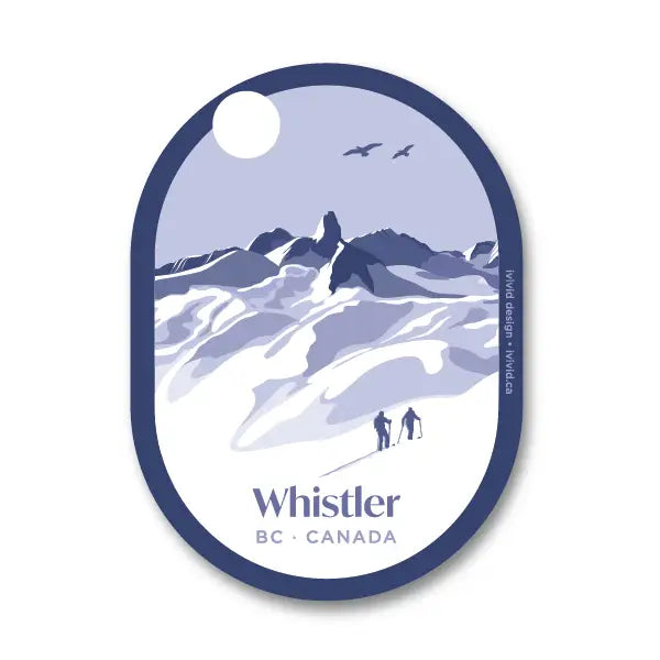 BC Sticker- Whistler by Ivivid Design