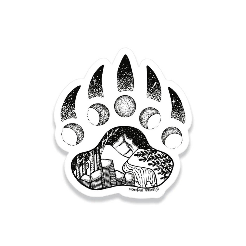 Outdoor Vinyl Sticker - Bear Claw by Mountain Mornings