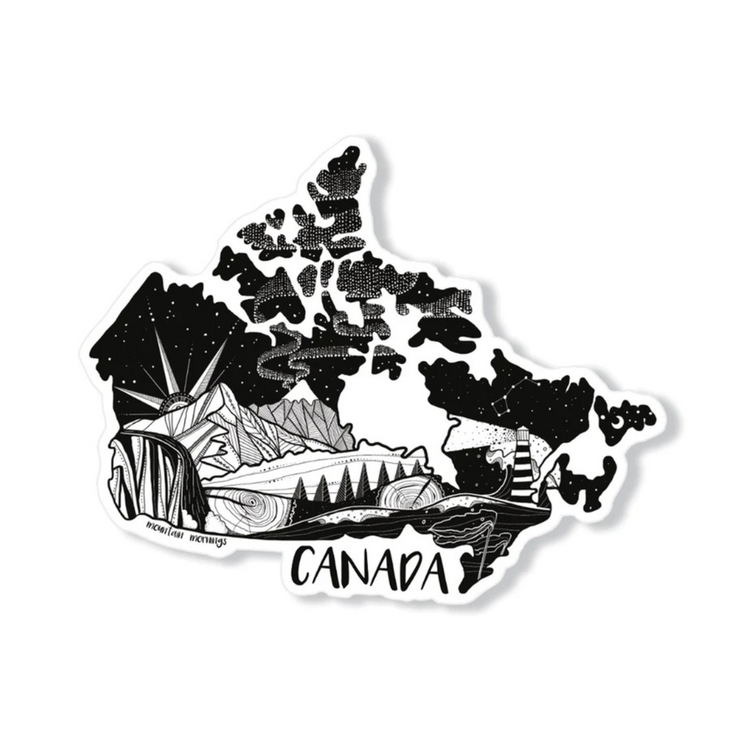 Outdoor Vinyl Sticker - Canada by Mountain Mornings