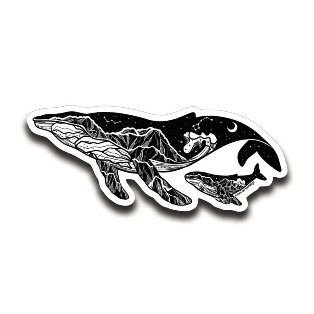 BC Sticker - Little Whale by Mountain Mornings